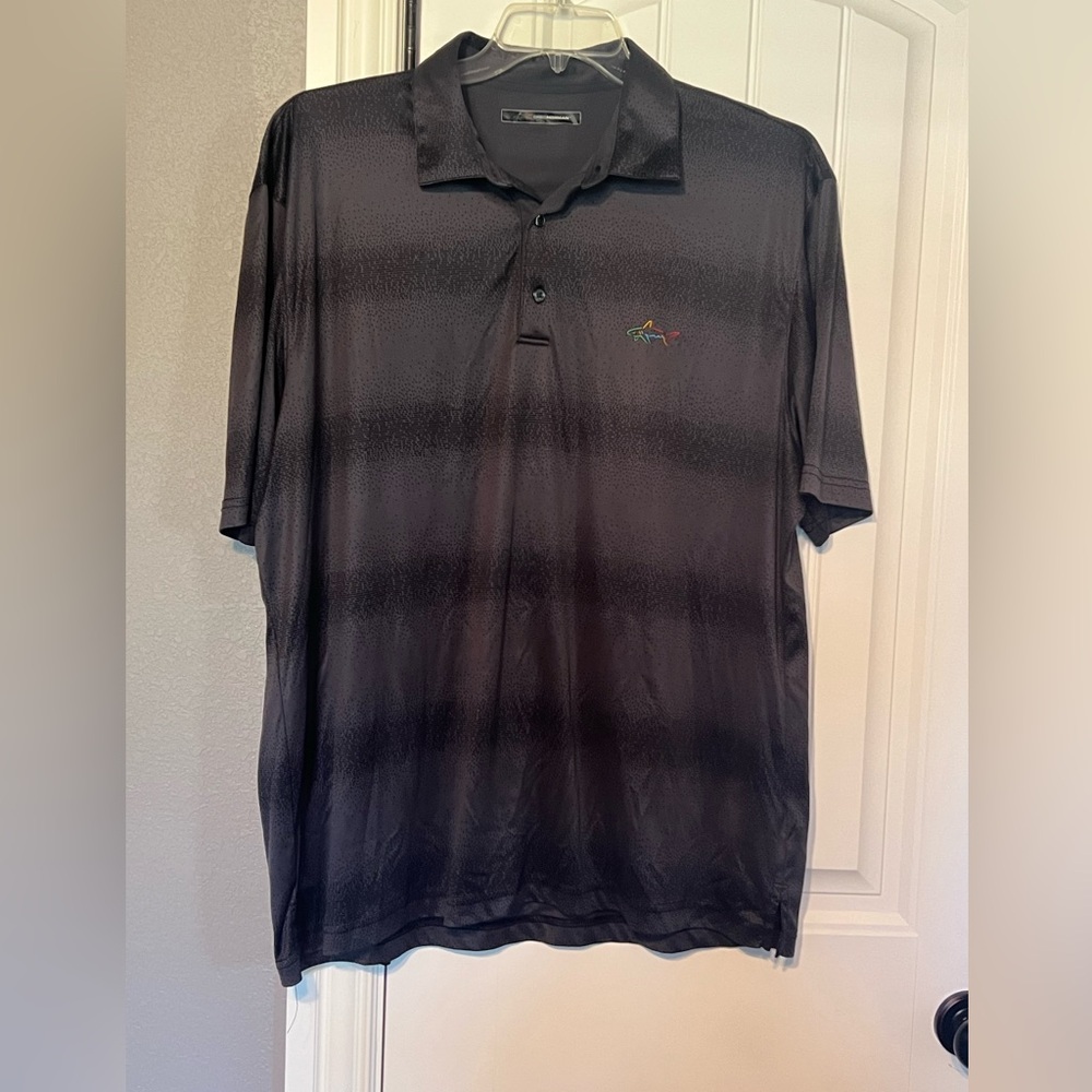 Gray Greg Norman polo